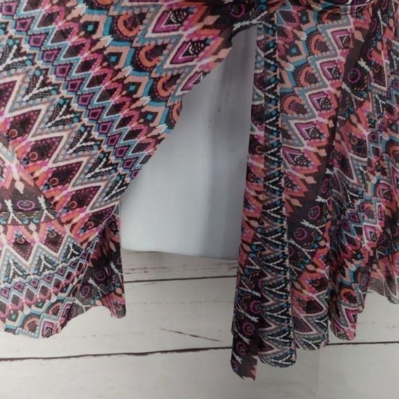 Kona Sol Tribal Aztec Small Strapless Tankini Swimsuit wear Bathing suit - Picture 6 of 10